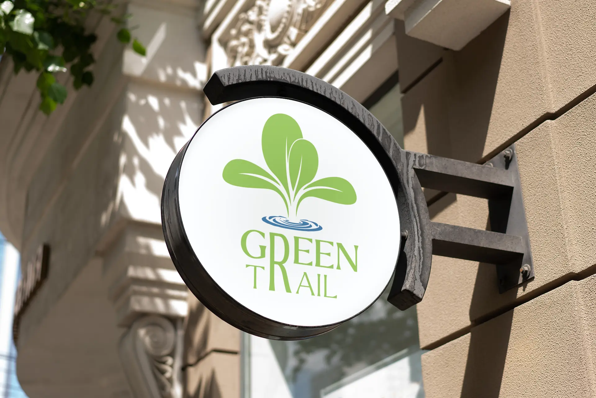 Green Trail Logo | Agricultural