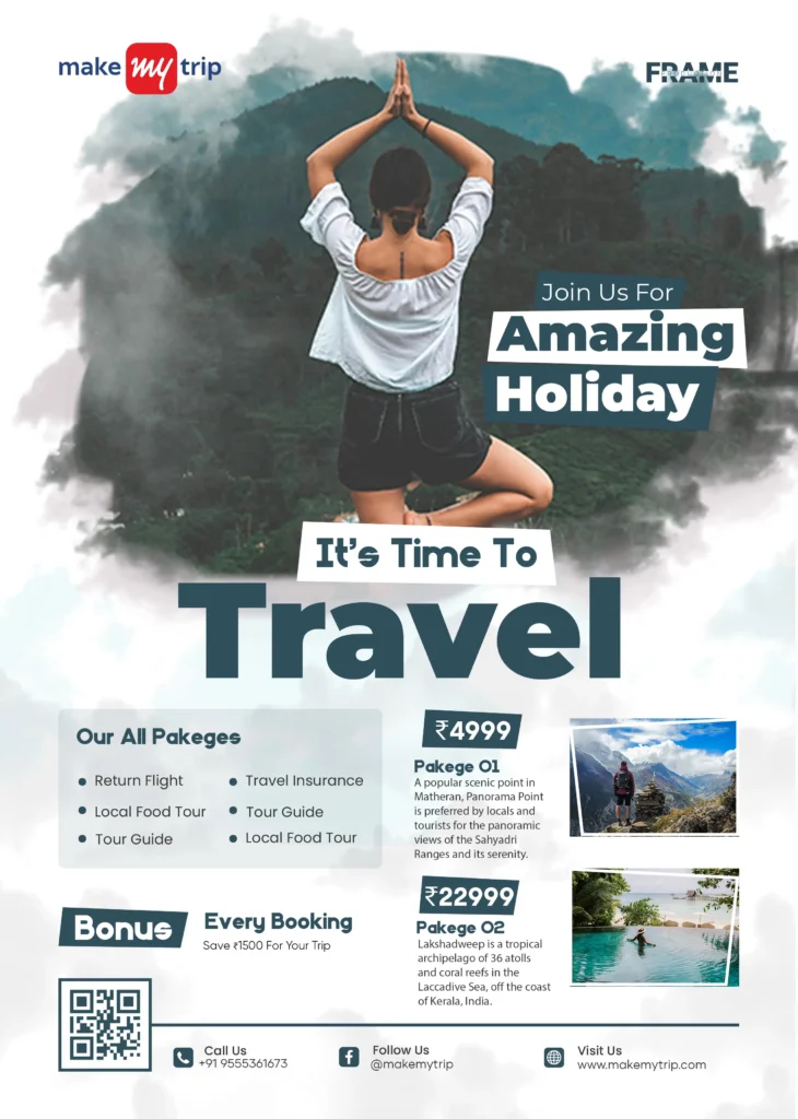 Shimla tour Package Design/ make my trip