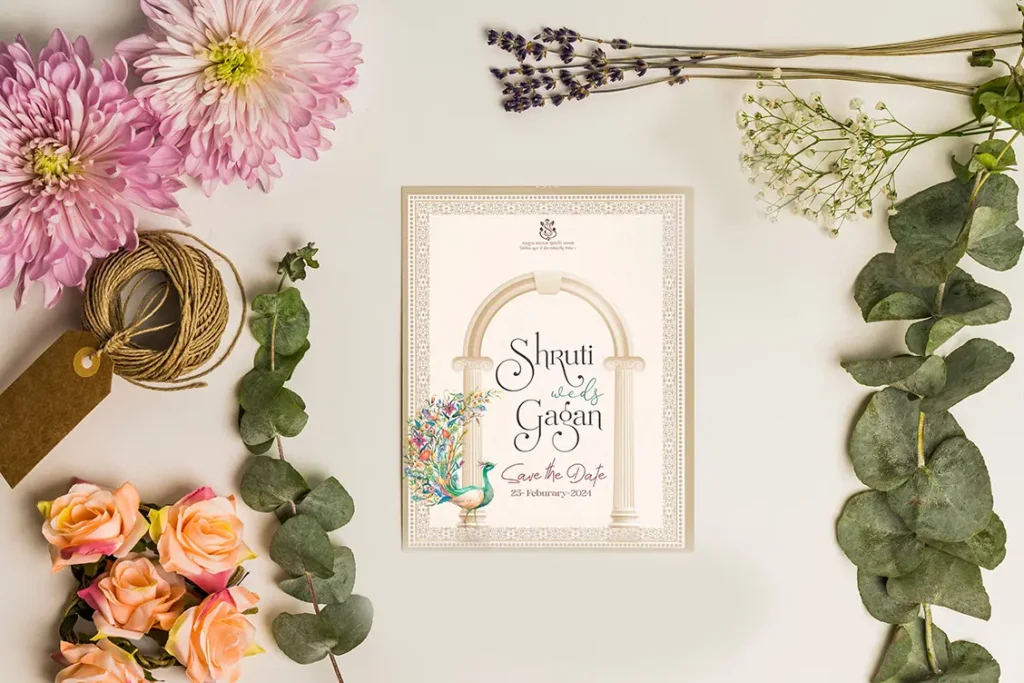 Indian Wedding Invitation Template With A Royal Theme invitations wedding