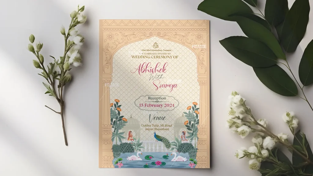 Trending Royal Wedding Invitation | Indian Wedding | Luxury invites | Digital invitation | E-invite
