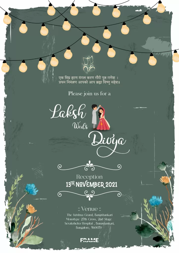 Digital Wedding Cards, Indian Wedding Invitation Cards Digital, E-invites, Digital