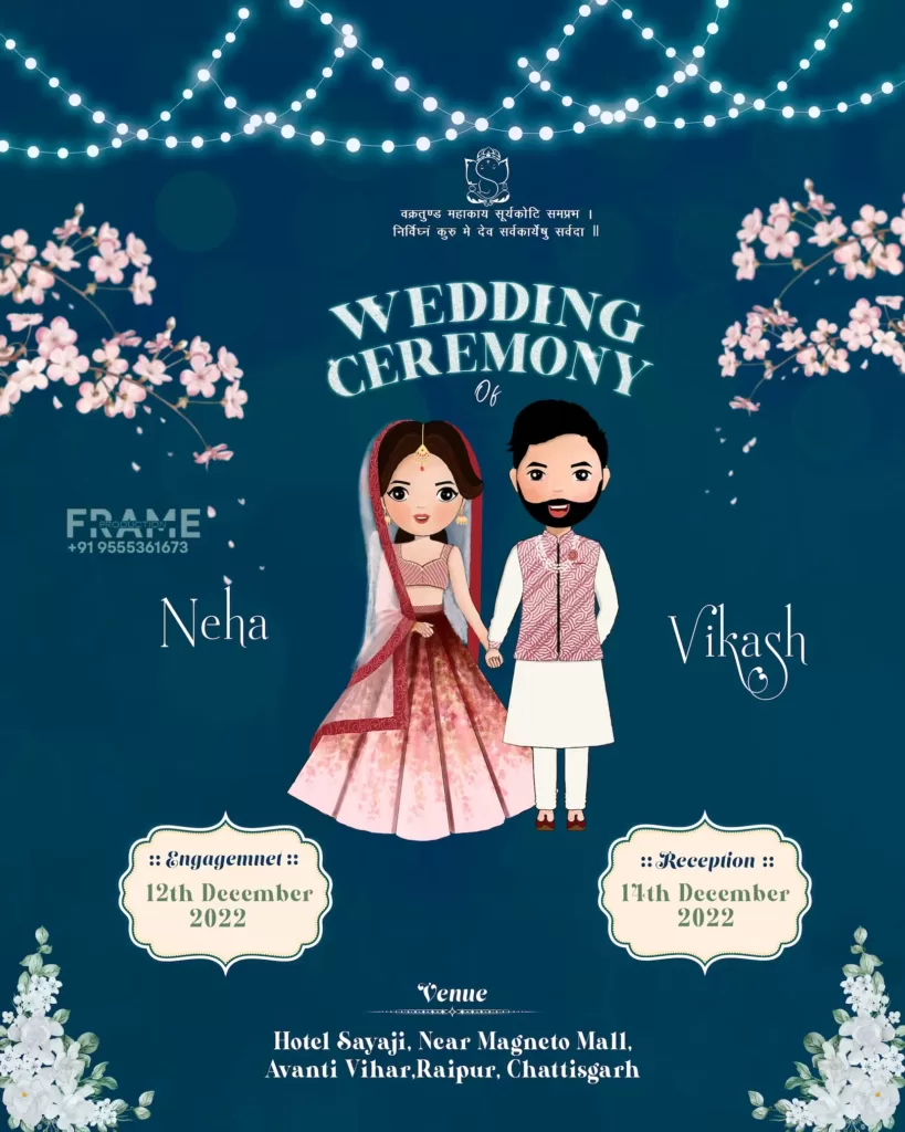 WEDDING CEREMONY CARD